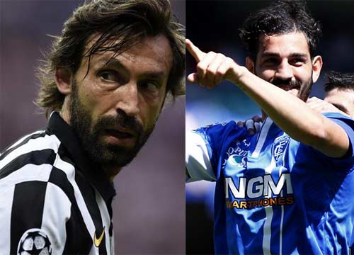 Milan-Juventus, Riccardo Saponara come… Andrea Pirlo Milan-Juventus, Riccardo Saponara come… Andrea Pirlo