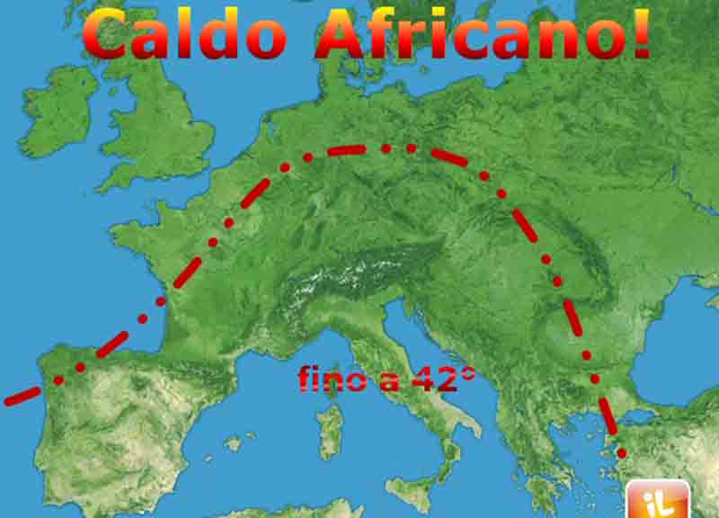 Previsioni meteo/ Weekend con caldo record: l’Italia arriva a 42° Previsioni meteo/ Weekend con caldo record: l’Italia arriva a 42°