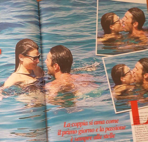 D’Amico e Buffon passione alle stelle sulla barca D’Amico e Buffon passione alle stelle sulla barca