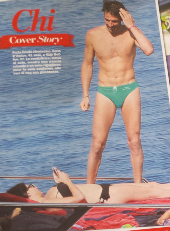 D’Amico e Buffon passione alle stelle sulla barca D’Amico e Buffon passione alle stelle sulla barca