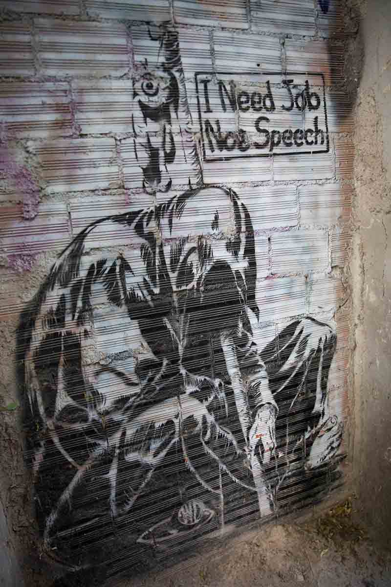 Grecia, l’impatto della crisi diventa arte sui muri