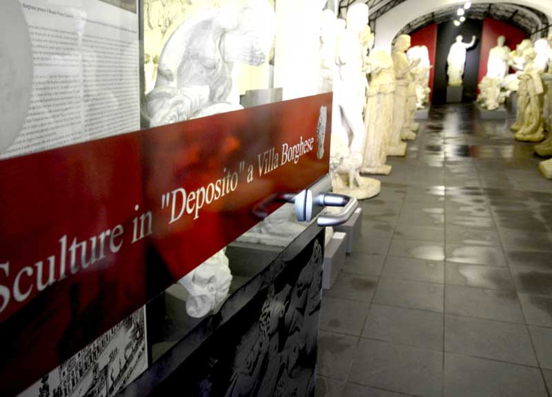 Villa Borghese, show di tesori del parco. Apre le porte il deposito delle sculture Villa Borghese, show di tesori del parco. Apre le porte il deposito delle sculture
