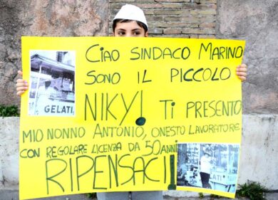 Via dai Fori, Tredicine: “Sarà battaglia”. I camion bar riiuniti alla Bocca della Verità