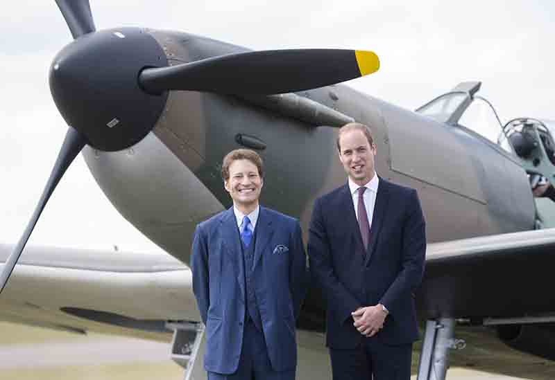 Il principe William (senza Kate Middleton) all’Imperial War Museum