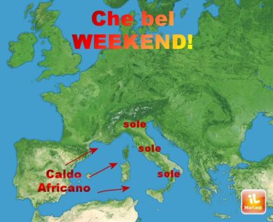 Previsioni meteo, arriva il caldo africano