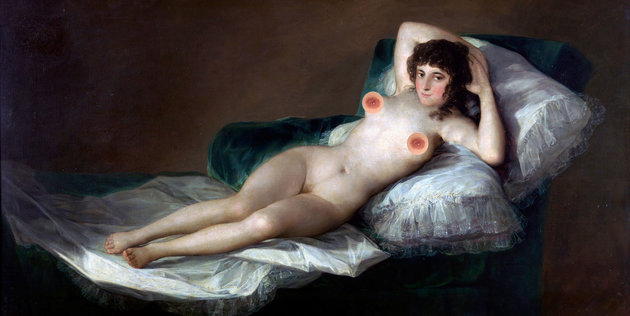 Instagram senza seno. L’arte prende in giro i divieti social Instagram senza seno. L’arte prende in giro i divieti social