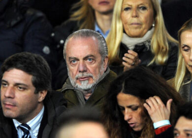 Napoli, De Laurentiis accusato di aggressione da un poliziotto
