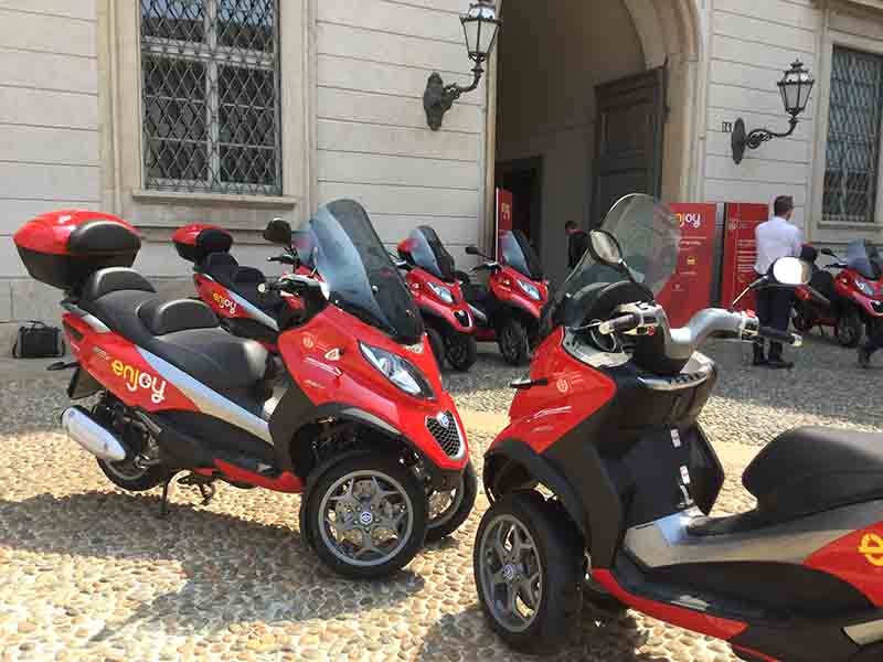 Milano: arriva anche lo scooter sharing targato Enjoy Milano: arriva anche lo scooter sharing targato Enjoy