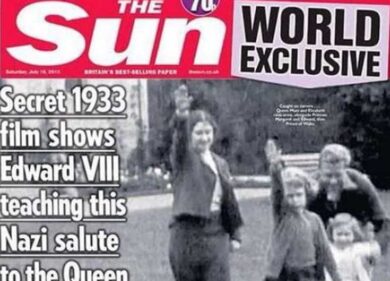 Regina Elisabetta, scandalo: in una foto del ’33 fa il saluto nazista