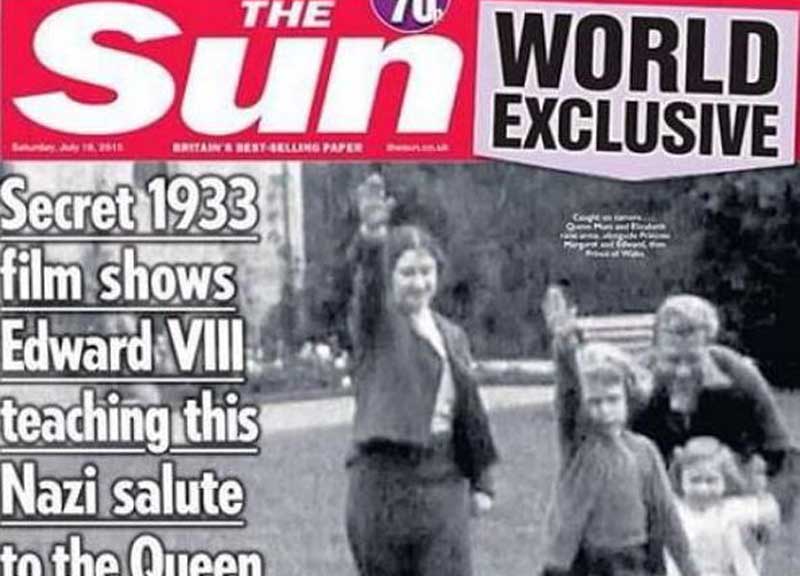 Regina Elisabetta, scandalo: in una foto del ’33 fa il saluto nazista Regina Elisabetta, scandalo: in una foto del ’33 fa il saluto nazista