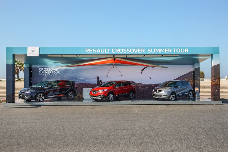 Renault in tour sulle spiagge italiane