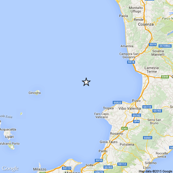 Terremoto: la terra trema per la quarta volta nel 2015 in Calabria Terremoto: la terra trema per la quarta volta nel 2015 in Calabria