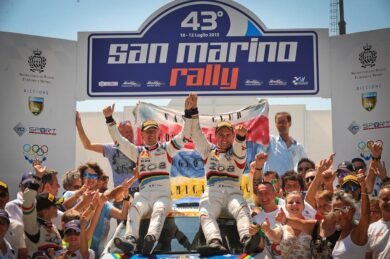 Michele Tassone si laurea campione italiano rally junior 2015