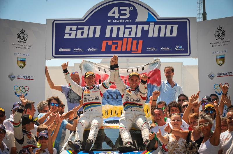 Michele Tassone si laurea campione italiano rally junior 2015 Michele Tassone si laurea campione italiano rally junior 2015