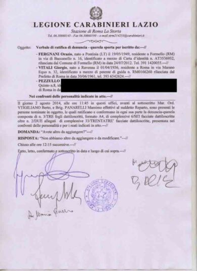 Denunciati Napolitano, Renzi, Boldrini e Grasso