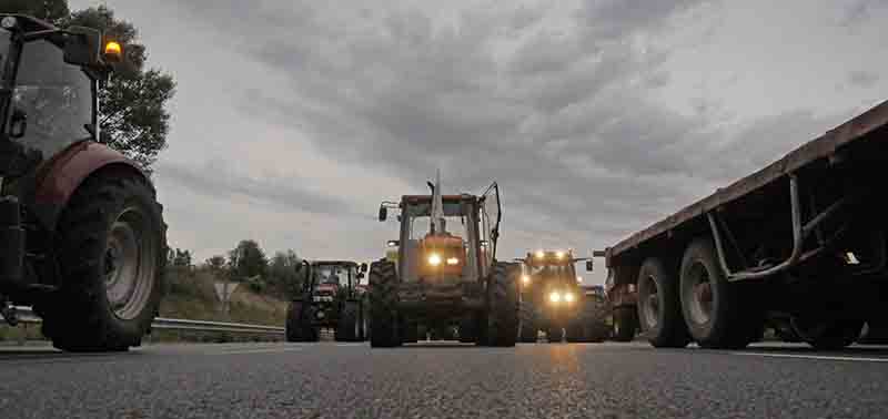 Francia, agricoltori bloccano merci da Germania e Spagna. Foto Francia, agricoltori bloccano merci da Germania e Spagna. Foto