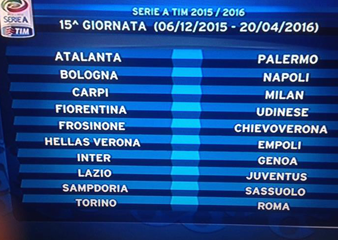 Calendario serie A: Inter-Milan alla 3°, Inter-Juve all’8° e poi… Calendario serie A: Inter-Milan alla 3°, Inter-Juve all’8° e poi…