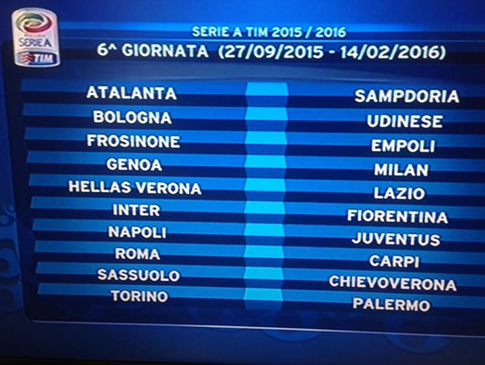 Calendario serie A: Inter-Milan alla 3°, Inter-Juve all’8° e poi… Calendario serie A: Inter-Milan alla 3°, Inter-Juve all’8° e poi…