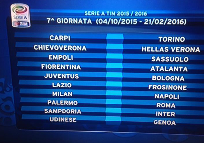 Calendario serie A: Inter-Milan alla 3°, Inter-Juve all’8° e poi… Calendario serie A: Inter-Milan alla 3°, Inter-Juve all’8° e poi…