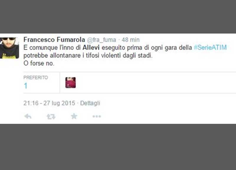 “O Generosa!”. L’inno di Allevi per la serie A scatena l’ironia del web