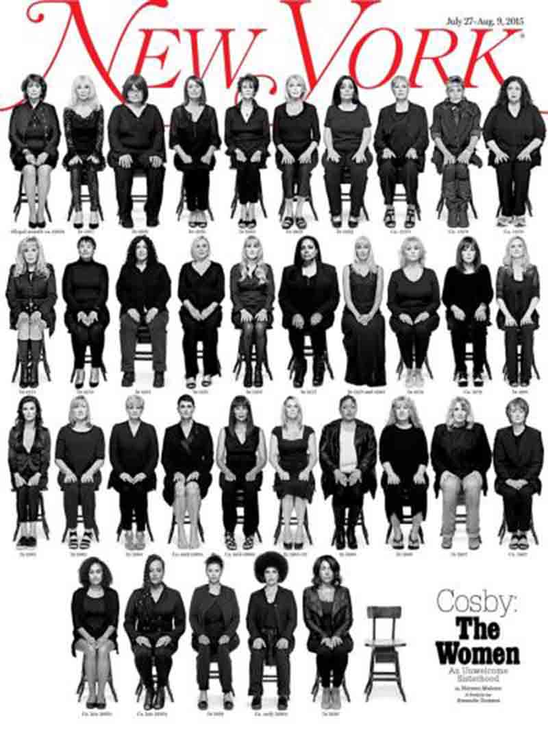Molestie sessuali, le donne di Bill Cosby in copertina sul New York Magazine Molestie sessuali, le donne di Bill Cosby in copertina sul New York Magazine