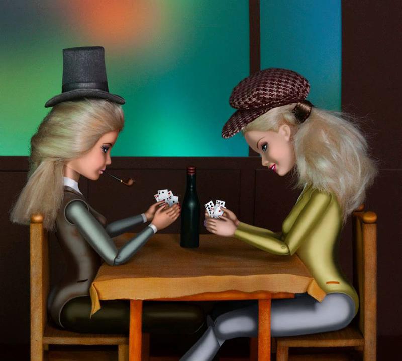 La Barbie riscrive la storia della pittura La Barbie riscrive la storia della pittura