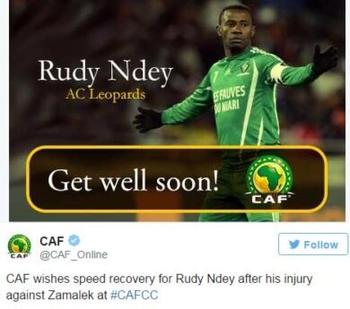 Rudy N’Diaye, infortunio choc: il congolese rischia la paralisi