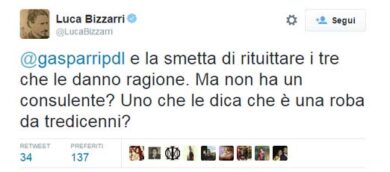 Luca Bizzarri vs Gasparri: su Twitter va in scena uno show