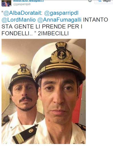 Luca Bizzarri vs Gasparri: su Twitter va in scena uno show