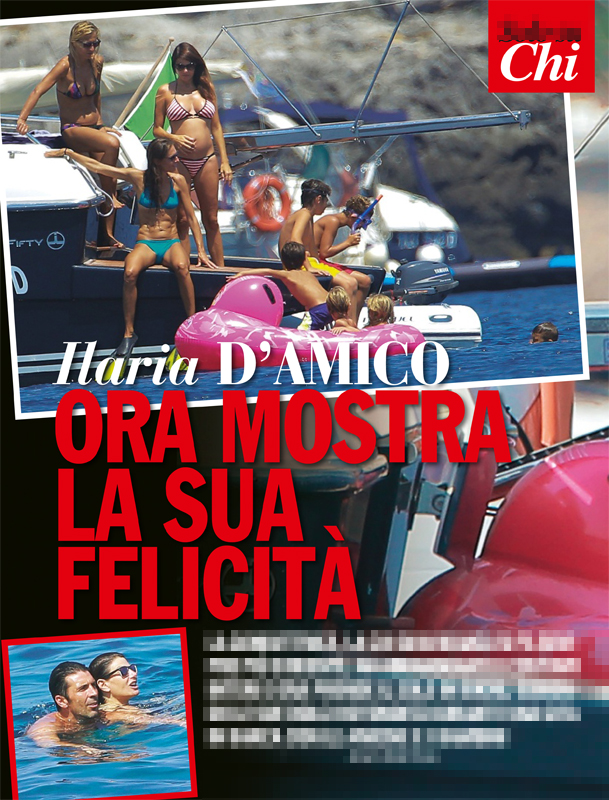 Ilaria D’Amico, forme esplosive aspettando baby Buffon Ilaria D’Amico, forme esplosive aspettando baby Buffon