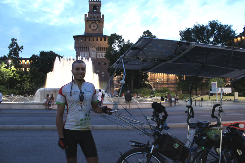 7000 km sulla bici solare con Edison 7000 km sulla bici solare con Edison