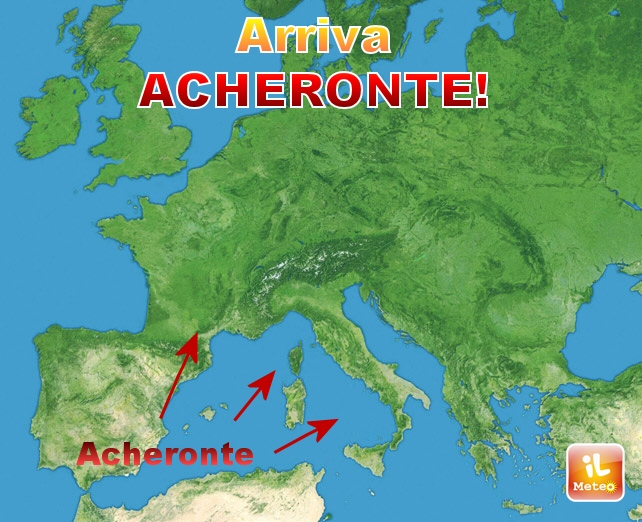 Previsioni meteo, caldo africano in arrivo con Acheronte Previsioni meteo, caldo africano in arrivo con Acheronte