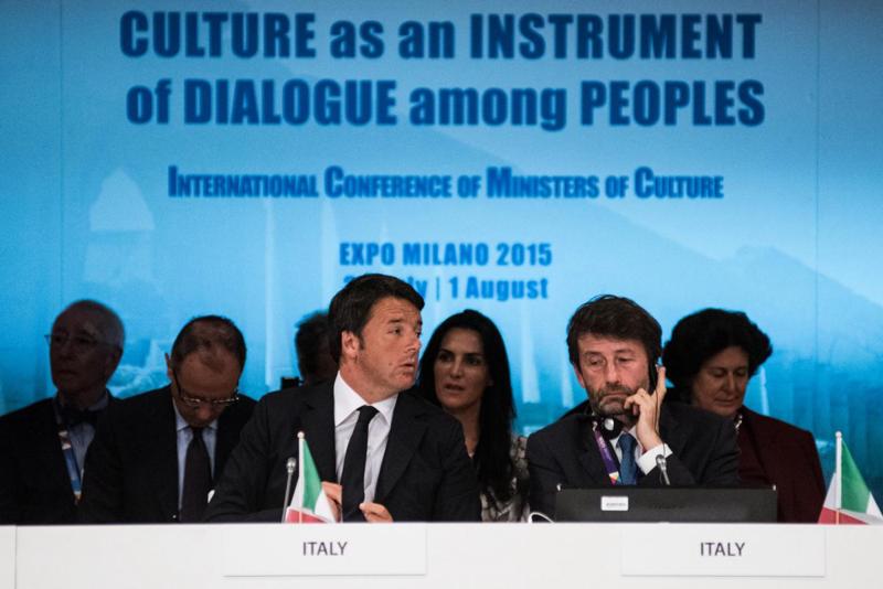Expo 2015, Renzi alla conferenza dei ministri della Cultura