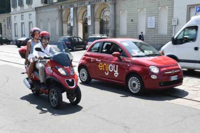 Enjoy, il car sharing si espande nella Città metropolitana
