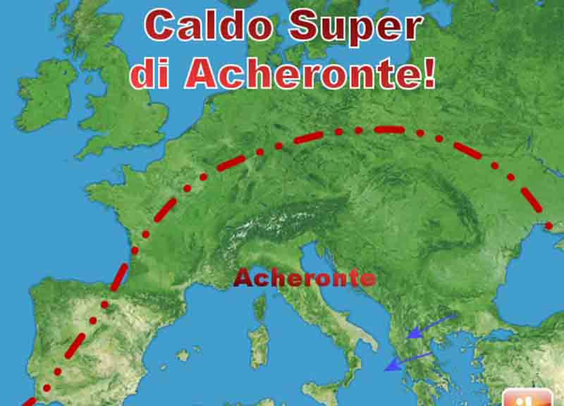 Previsioni meteo, Acheronte infiamma l’Italia poi allarme nubifragi Previsioni meteo, Acheronte infiamma l’Italia poi allarme nubifragi