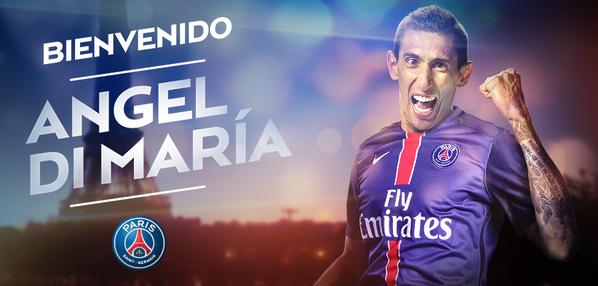 Psg, ufficiale Angel Di Maria dal Manchester United Psg, ufficiale Angel Di Maria dal Manchester United