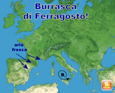 Previsioni meteo, dopo Ferragosto arriva il fresco