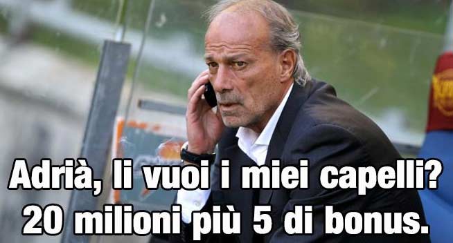 Sabatini spopola sui social: si ride su Romagnoli al Milan. Le foto Sabatini spopola sui social: si ride su Romagnoli al Milan. Le foto