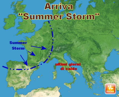 Previsioni meteo/ “Summer Storm” porta l’autunno sull’Italia