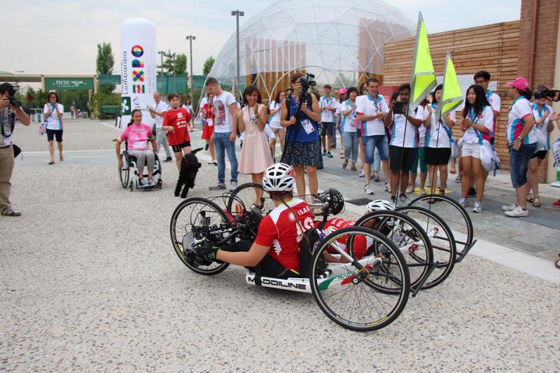 Expo 2015, dalla Sicilia a Rho in handbike: l’impresa del 16enne Samuel
