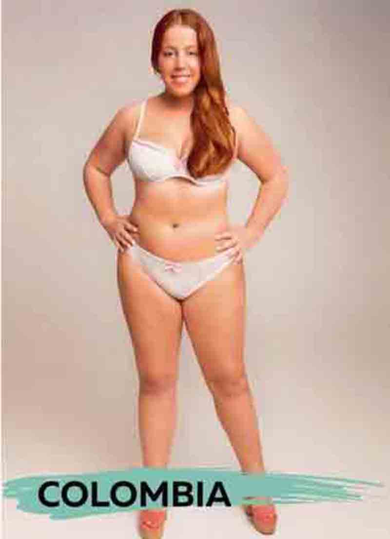 La donna perfetta in 12 paesi. Così cambia il fisico ideale