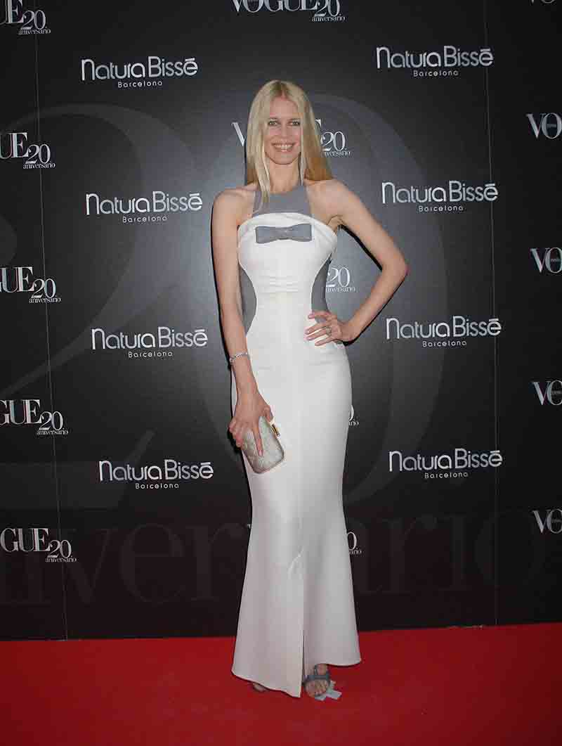 Claudia Schiffer compie 45 anni Claudia Schiffer compie 45 anni