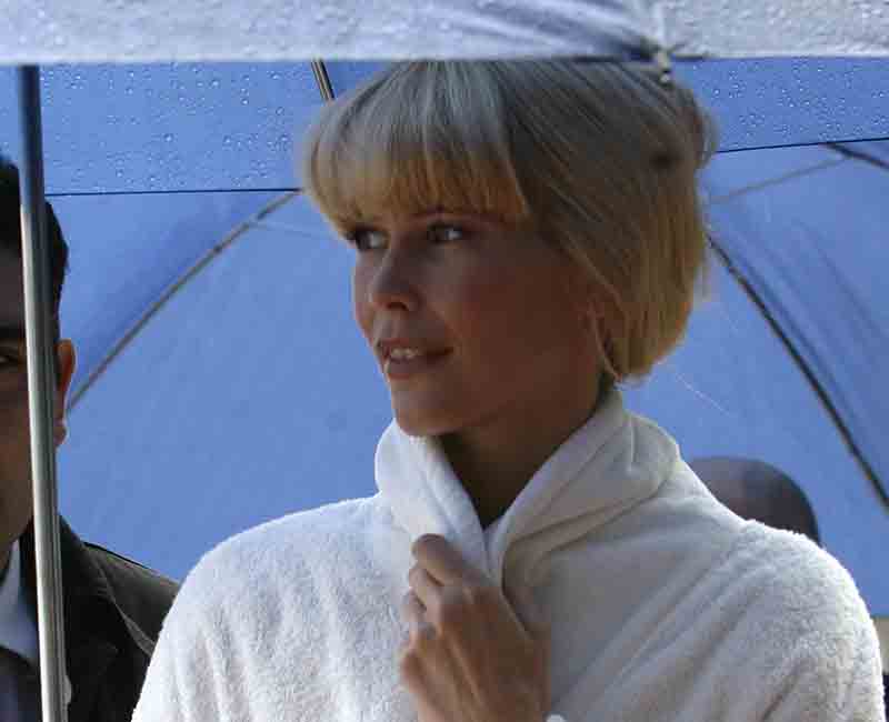Claudia Schiffer compie 45 anni Claudia Schiffer compie 45 anni