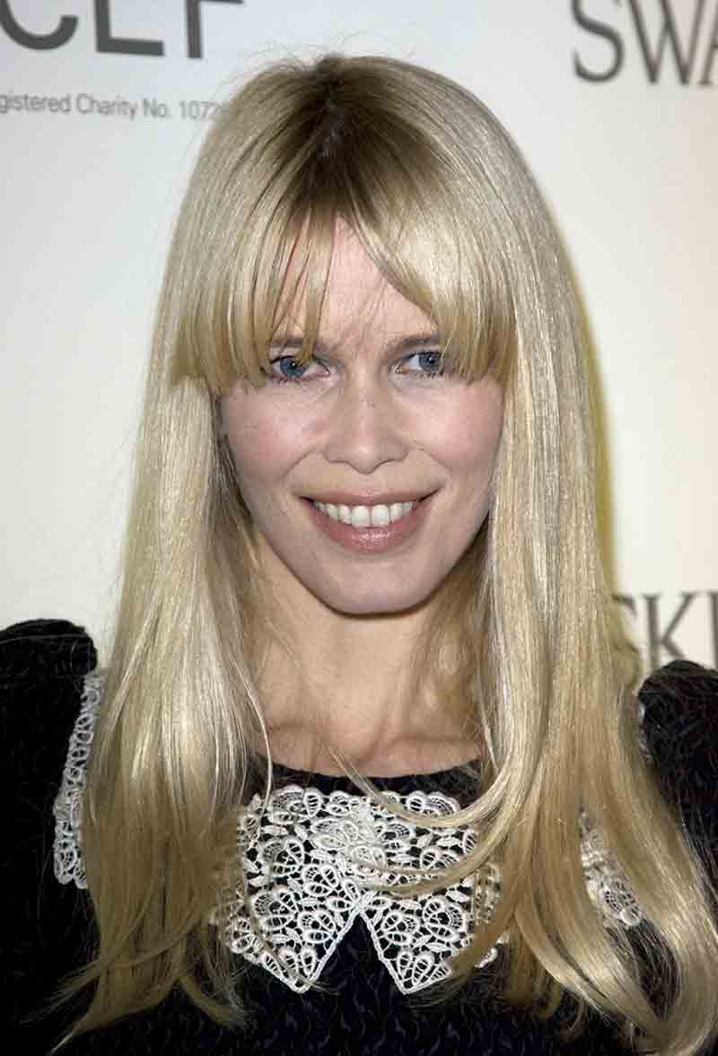 Claudia Schiffer compie 45 anni Claudia Schiffer compie 45 anni