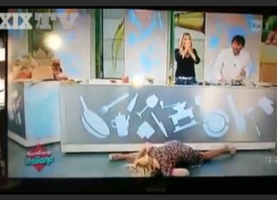 Raiuno, cade mentre balla e non si rialza….