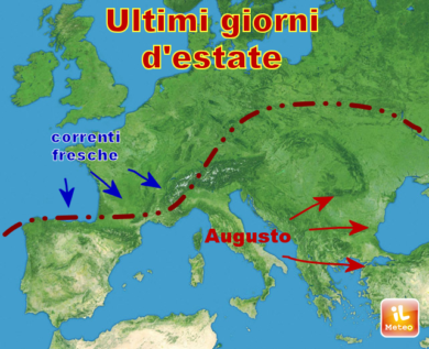 Previsioni meteo, ufficiale: estate finita