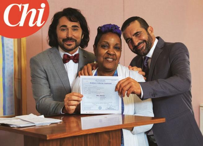 Scialpi, ecco le nozze a New York con Roberto Blasi Scialpi, ecco le nozze a New York con Roberto Blasi