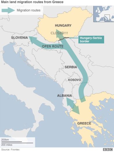 “Migranti, evitate l’Ungheria”. Su Facebook mappa dei percorsi alternativi