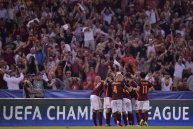 Roma, Florenzi sembra… Messi: pari col Barcellona in Champions
