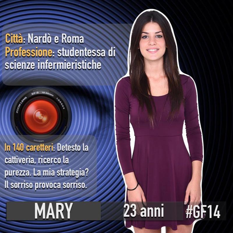 Mary Falconieri: la prima concorrente del GF 14 è salentina